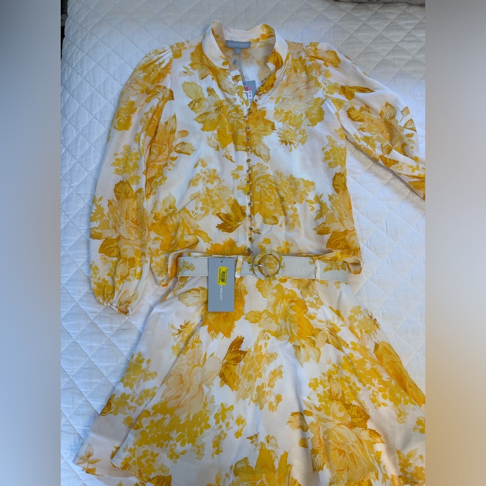 Antonio Melani 
Size XS
Linen Button Down Blouse NWT